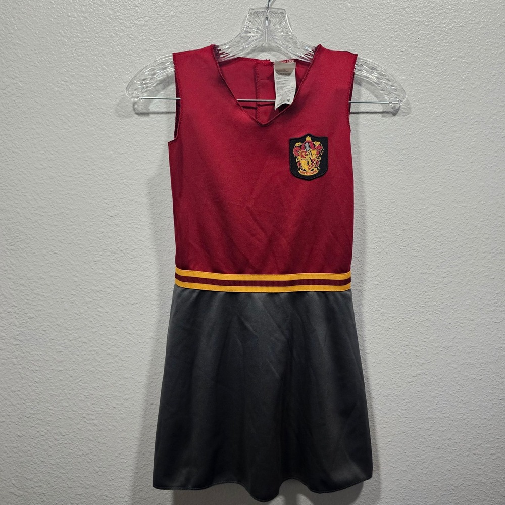 Harry Potter Gryffindor Costume Dress Kids Small 4-6X Red Grey Disguise 108029L